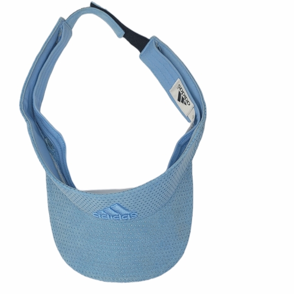 Adjustable C153 Adidas Blue Visor Cap Hat Tennis C - Picture 2 of 8